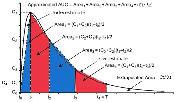 AUC in Pharmacokinetics